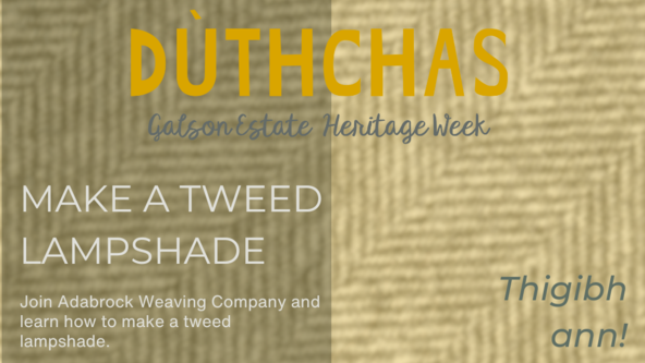 Tweed Lampshade Workshop