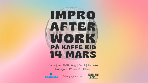 Impro-AW på Kaffe Kid (på scen: Lillebror)