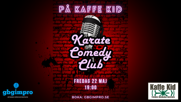 Karate Comedy Club på Kaffe Kid