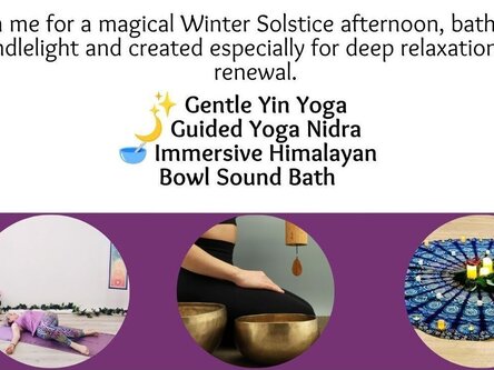 Winter Solstice - Candlelight Yin Yoga, Yoga Nidra & Sound Bath