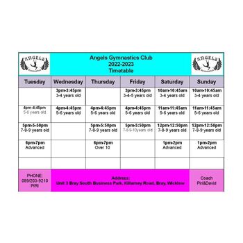 Angels Gymnastics - Booking by Bookwhen