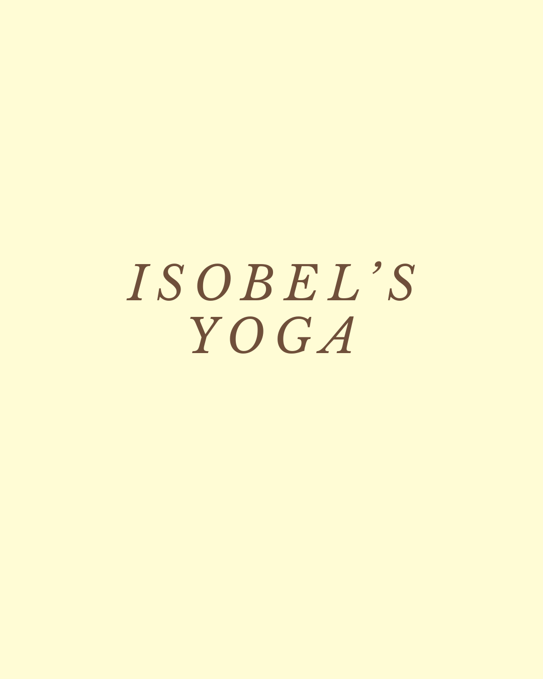 Isobelsyoga