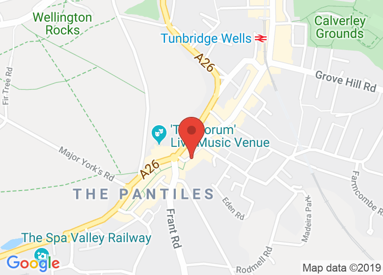Map showing location of babycino café