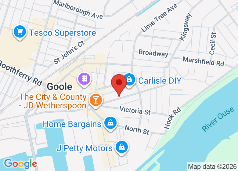 Map showing location of Equilibrium Spaces