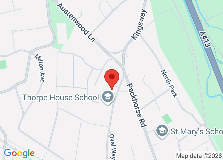 Map showing location of All Saints Church Hall