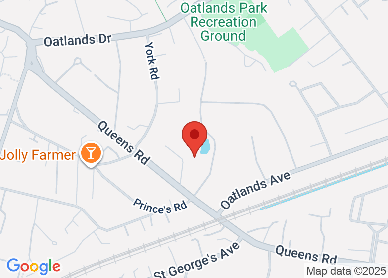 Map showing location of Kids Planet Weybridge