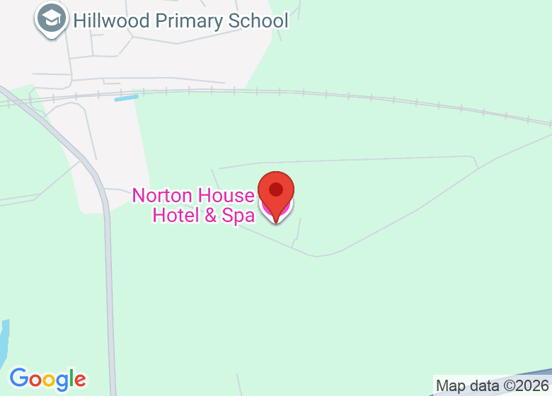 Map showing location of Norton House Hotel & Spa