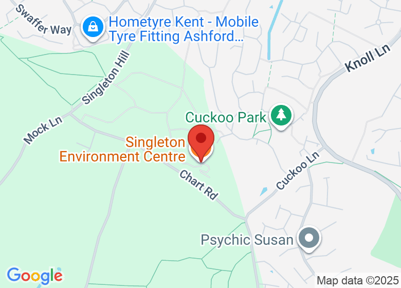 Map showing location of Singleton Environment Centre