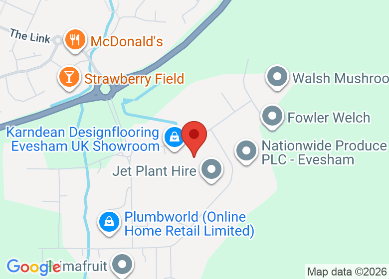 Map showing location of Karndean Designflooring Training Academy