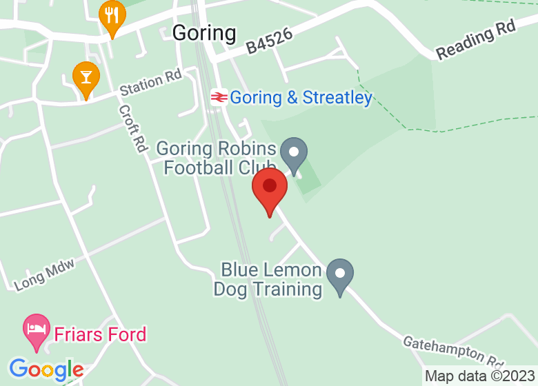 Map showing event location
