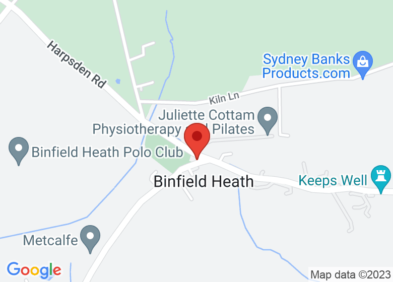 Map showing event location