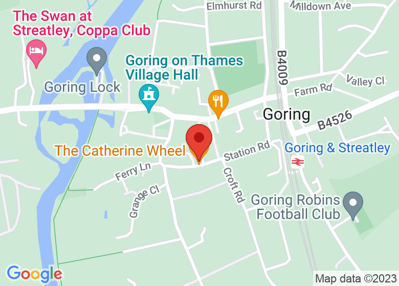 Map showing event location