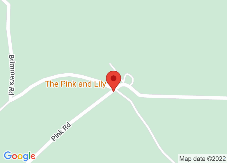 Map showing location of Pink and Lily car park