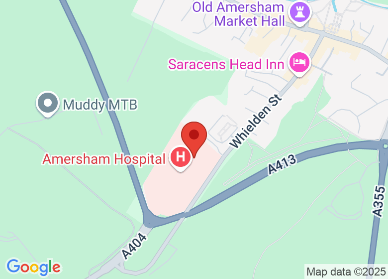 Map showing event location