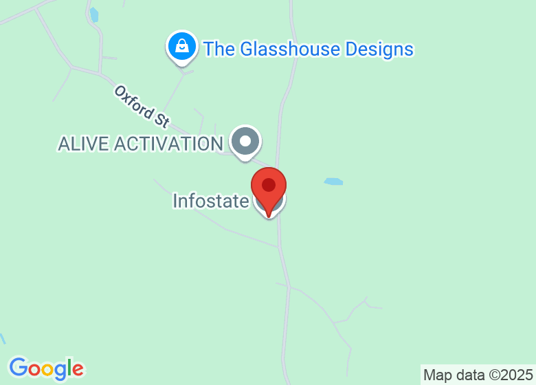 Map showing event location