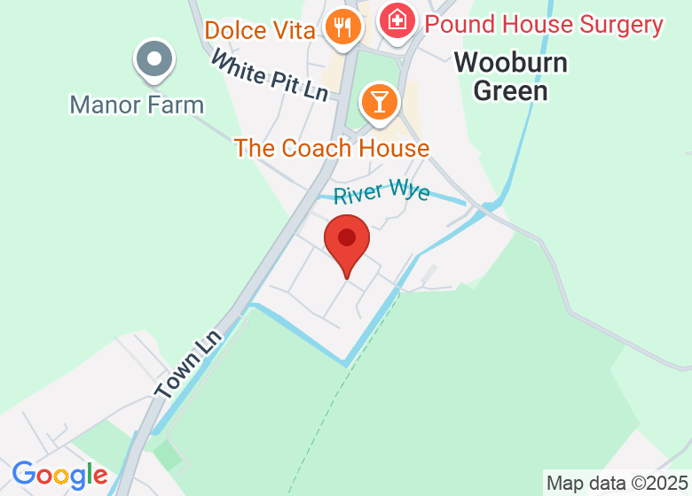 Map showing event location
