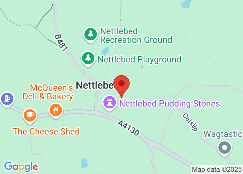 Map showing event location