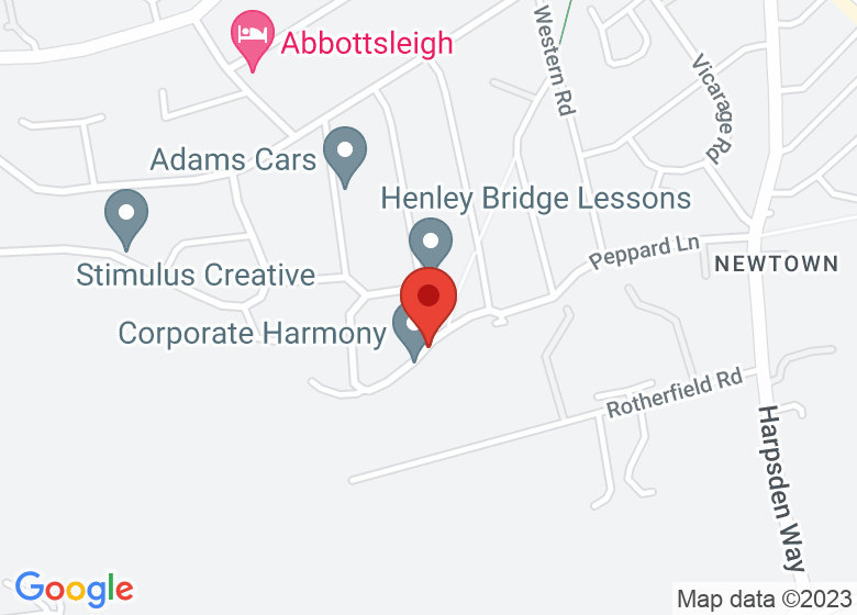 Map showing event location