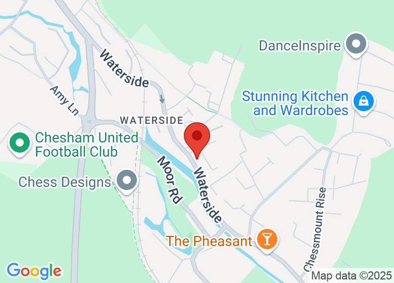 Map showing event location