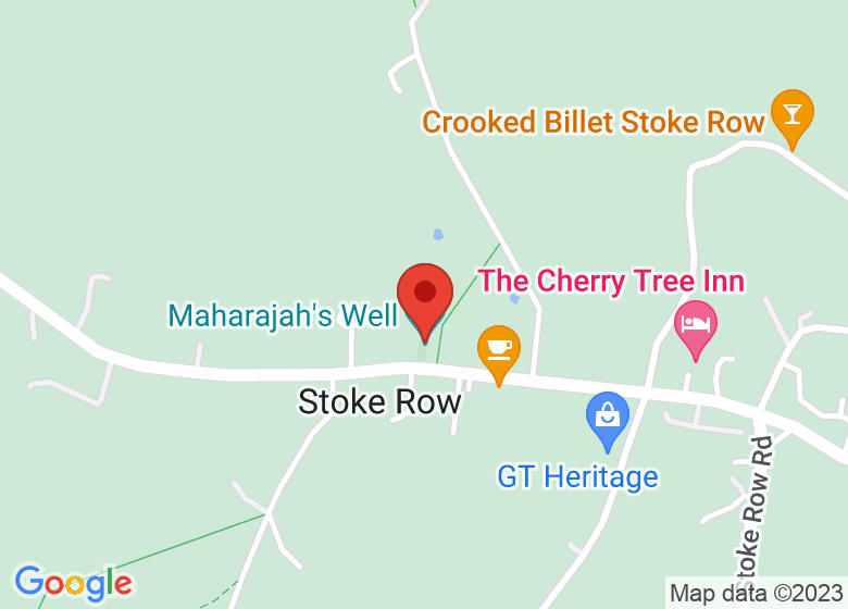 Map showing location of Maharajah’s Well