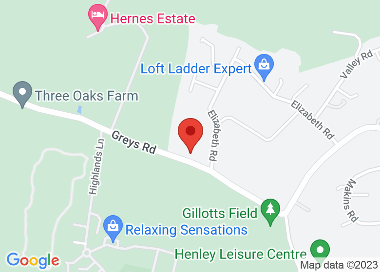 Map showing event location