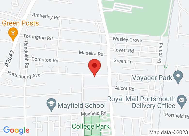 Map showing location of St Nicholas Church 