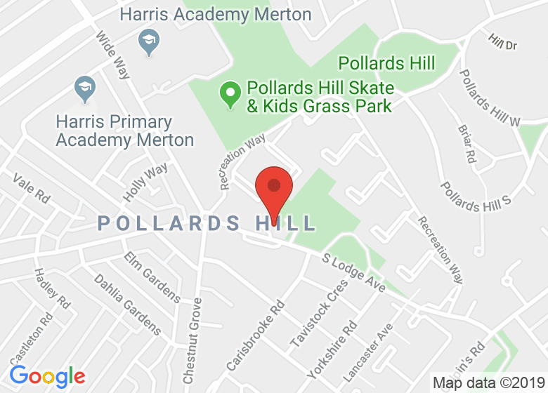 Map showing location of New Horizon Centre