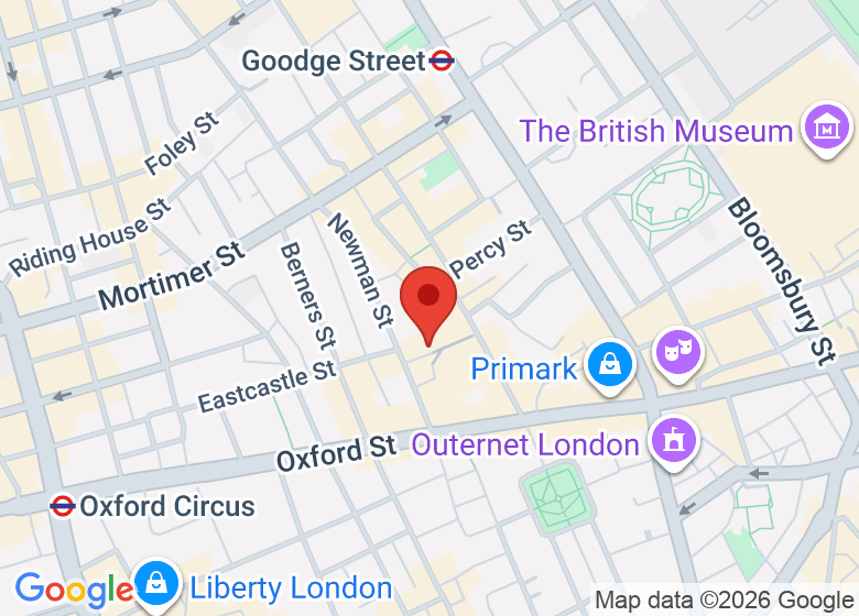 Map showing location of 7Breaths Meditation Studio