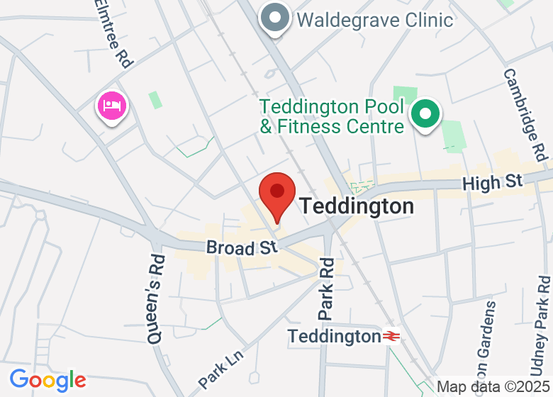 Map showing location of Peter & Paul Centre