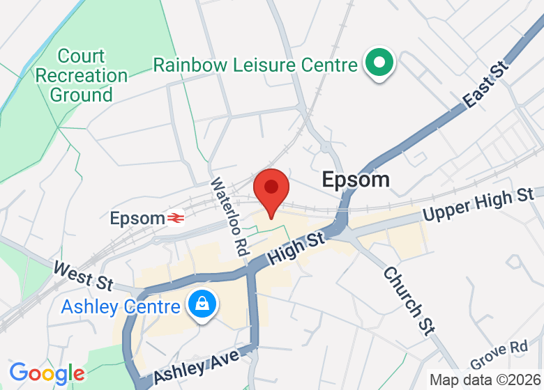 Map showing location of Metropolis - Epsom