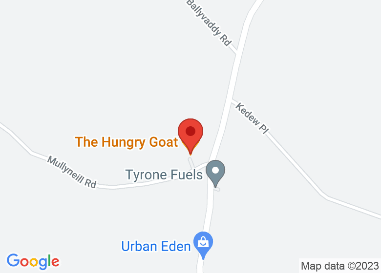 Map showing location of The Hungry Goat Restaurant