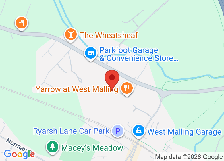 Map showing location of Aluna Wellbeing Club, The Willowbury