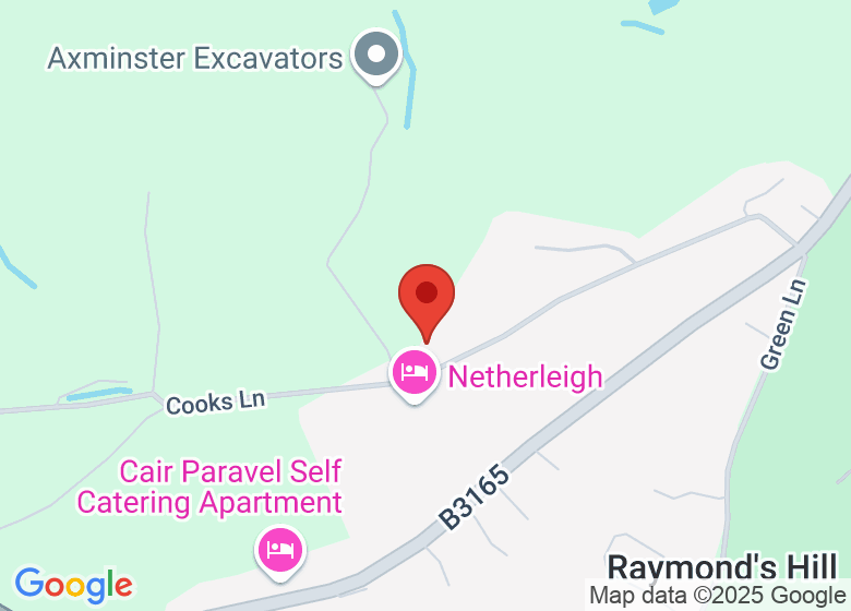 Map showing location of Teas and Creams Tea room and Ice Cream Parlour