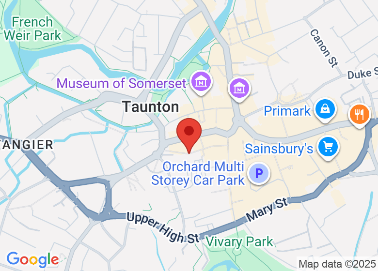 Map showing location of Imagination, 1B Bath Place