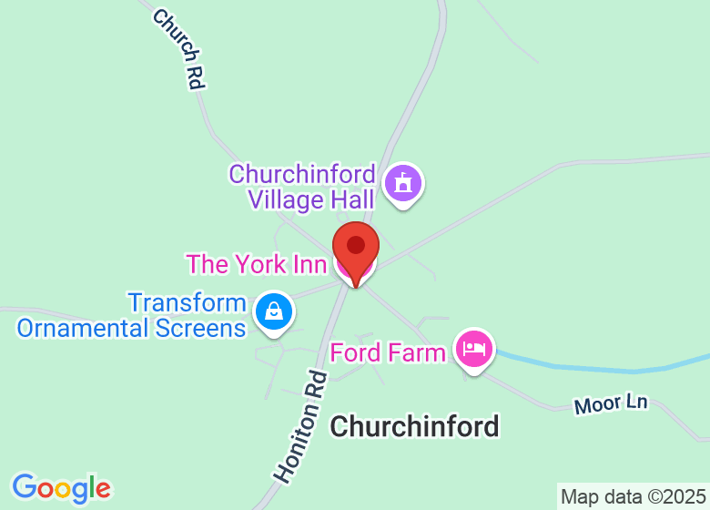 Map showing location of The York Inn