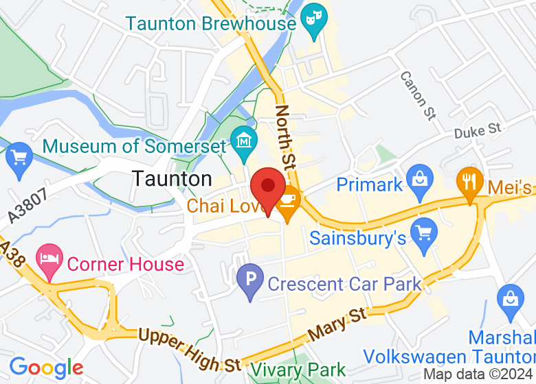 Map showing location of The Library