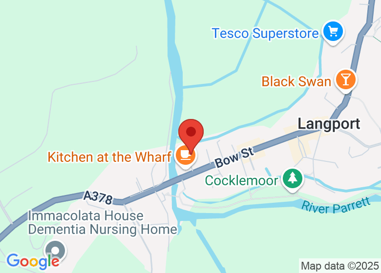 Map showing location of Great Bow Wharf