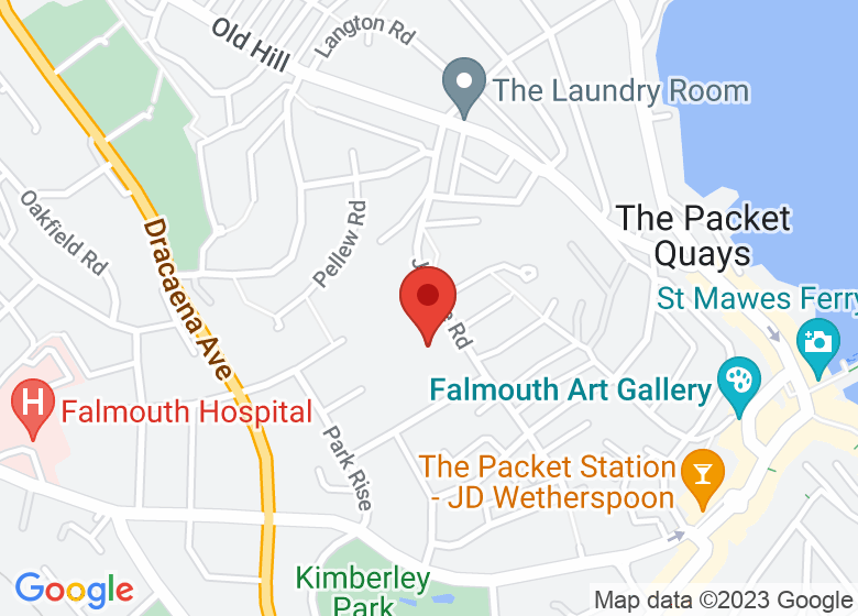 Map showing location of The Lighthouse Family Hub