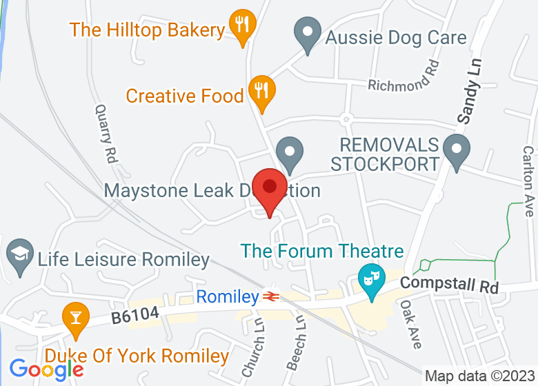 Map showing location of Underhill Community Centre