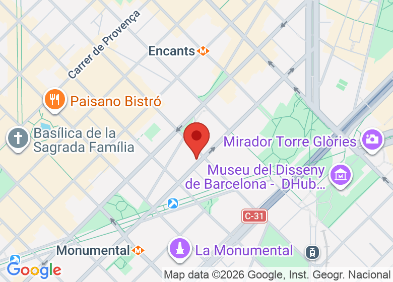 Map showing location of Monalisabcn