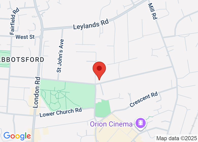 Map showing location of Park Centre Burgess Hill