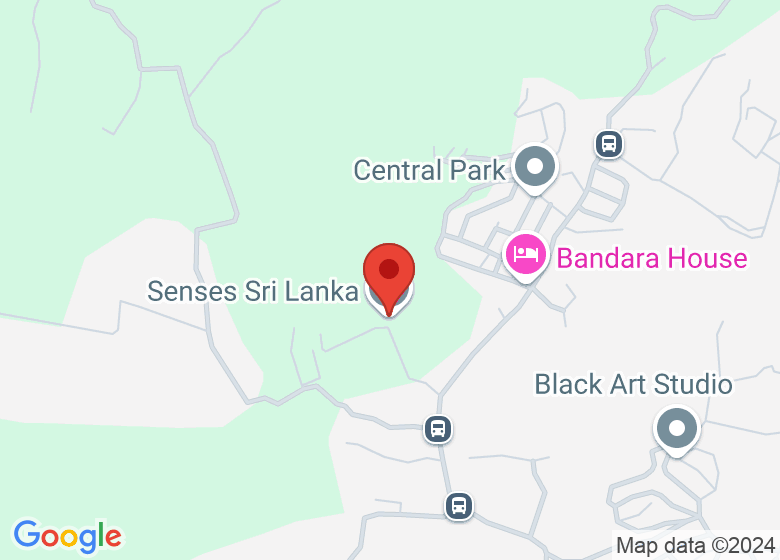Map showing location of Senses Sri Lanka