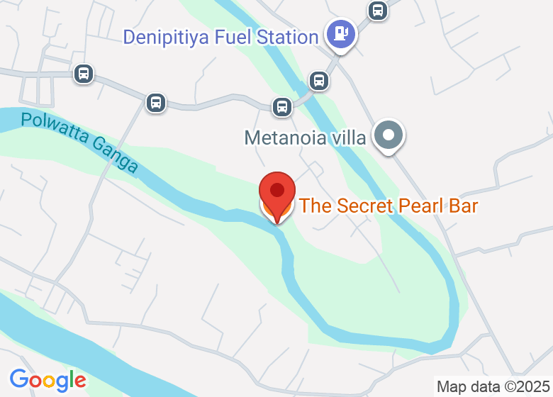 Map showing location of The Secret Pearl Bar