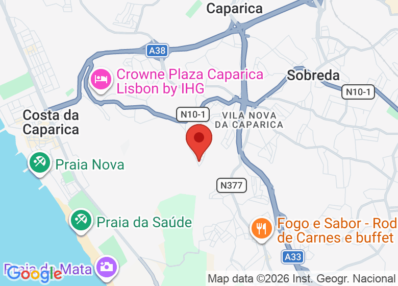 Map showing location of Rua Quinta Da Oliva