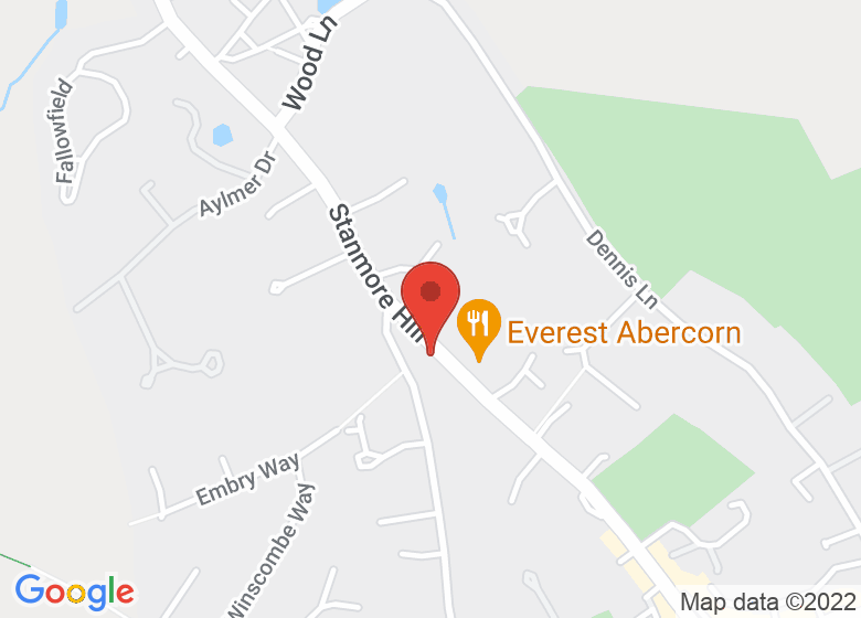 Map showing location of The Forge 