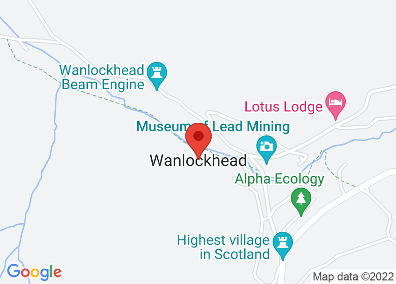 Map showing event location