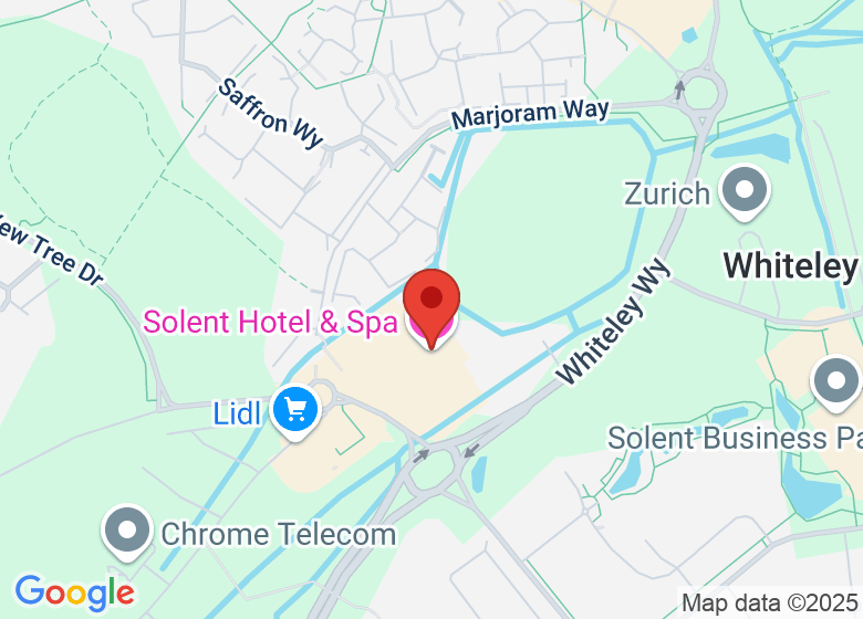 Map showing location of Solent Hotel & Spa