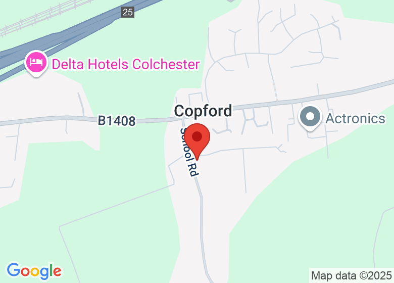 Map showing location of Love Local Essex & Sufflok