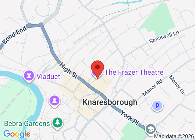 Map showing location of The Frazer Theatre