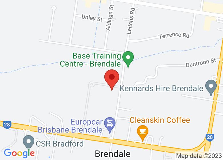 Map showing location of VHA Training Centre
